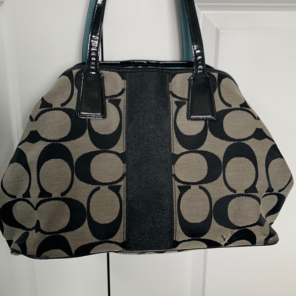 Large Black Coach Purse